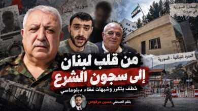 صورة تعبيرية لخطف علي كيالي من لبنان، تظهر علي كيالي وحسين الأحمد وعادل عيسى مع السفارة السورية في بيروت والحدود اللبنانية السورية.